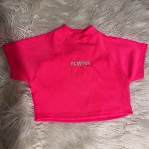 Playboy ribbed top